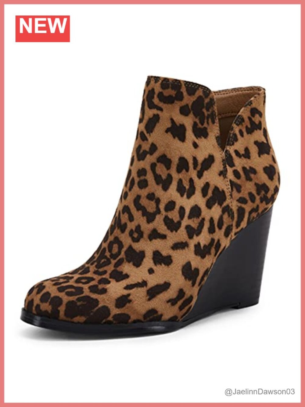 Faux Suede Wedge Ankle Booties Zip-Up Closed Toe Winter Boots